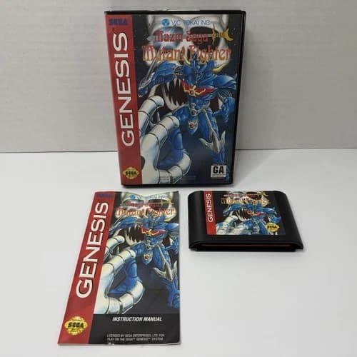Mazin Saga Mutant Fighter (Sega Genesis) Complete CIB, Authentic & TESTED