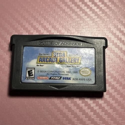 GBA Sega Arcade Gallery (Nintendo Game Boy Advance) TESTED