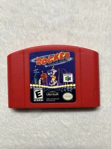 Ubisoft Rocket: Robot on Wheels Nintendo 64 N64 Game Cartridge NTSC-U/C E