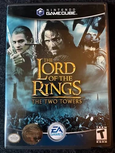 Lord of the Rings: The Two Towers (Nintendo GameCube, 2004) - CIB, Tested