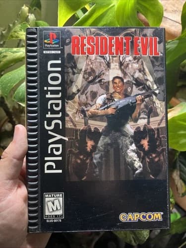 Resident Evil (Sony PlayStation 1, 1996) PS1 CIB Long Box