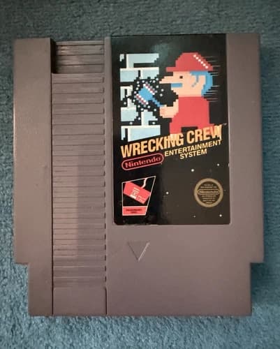 Wrecking Crew (Nintendo NES, 1985) Game Cartridge - Nintendo