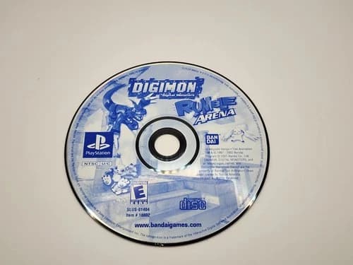Digimon Rumble Arena (Bandai, 2002) Playstation PS1 Disc Only Tested & Working