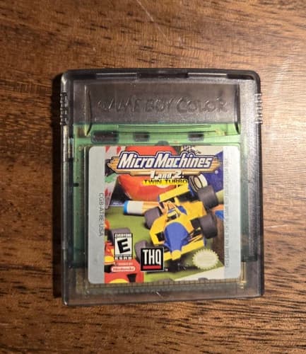 Micro Machines 1 and 2 Twin Turbo (1999) Gameboy Color Cartridge Tested