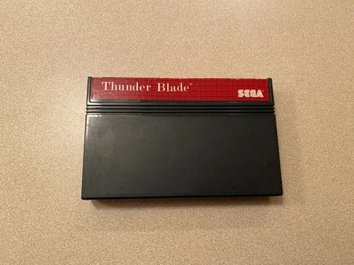 THUNDER BLADE SEGA MASTER SYSTEM TESTED