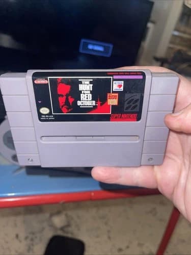 The Hunt For Red October (Super Nintendo SNES) Cartridge Only/Authentic/Tested