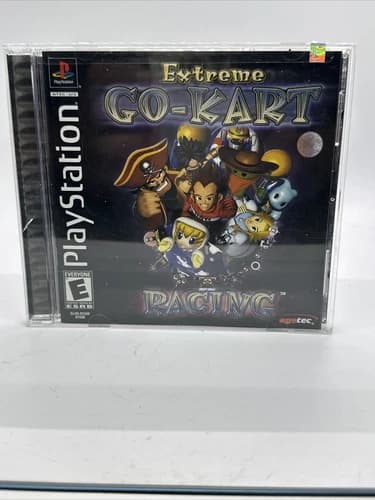 Extreme Go-Kart Racing (Sony PlayStation 1, 2003) PS1 with Manuel