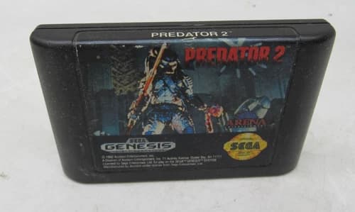 Predator 2 (Sega Genesis, 1992) Authentic Game Cartridge Only TESTED WORKING