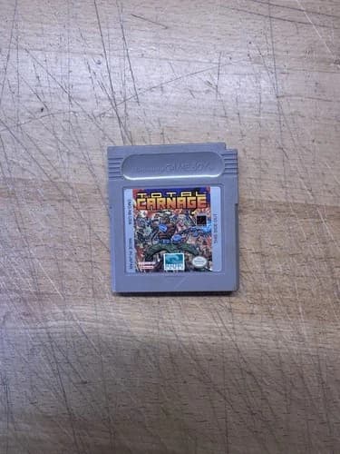 Gameboy Nintendo Total Carnage Rate Cartridge Only