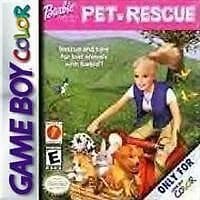 Barbie: Pet Rescue - Nintendo Gameboy Color GBC cartridge TESTED