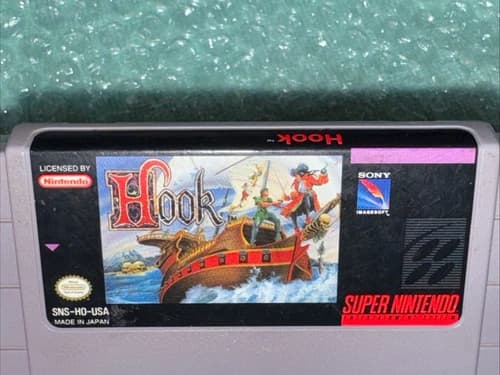 Hook for Super Nintendo (SNES) - Play as Peter Pan! Game Only! (Tested)