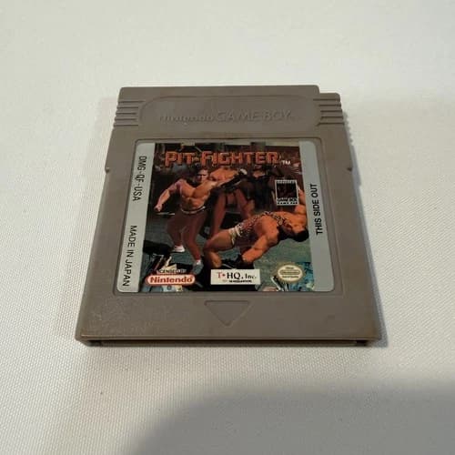 Pit Fighter Nintendo Game Boy Cartridge Fighting Arcade Action Video Game