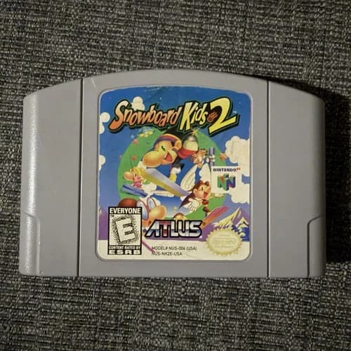 Snowboard Kids 2 N64 Nintendo 64 Tested Cleaned Authentic Cartridge