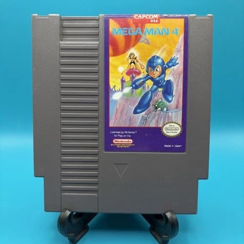 Mega Man 4 Nintendo NES Cart Only Tested And Working