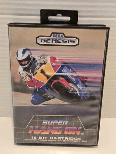 Super Hang-On (Sega Genesis, 1989) Complete In Box