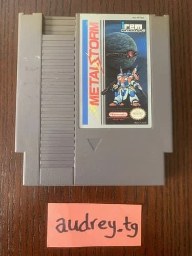 Metal Storm - Nintendo NES authentic cartridge - TESTED AND WORKING