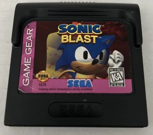 Sonic Blast (Sega Game Gear) Cartridge only Works Great Free Shipping