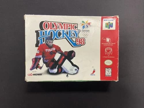 Olympic Hockey 98 (Nintendo 64 N64) Complete In Box CIB