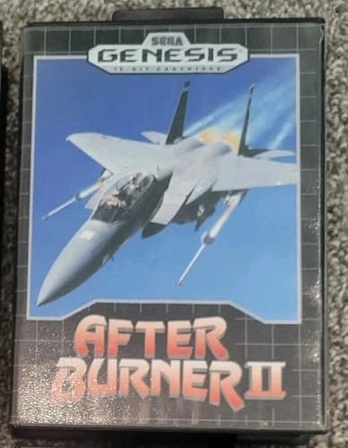 After Burner II Sega Genesis, 1990 Tested And Working