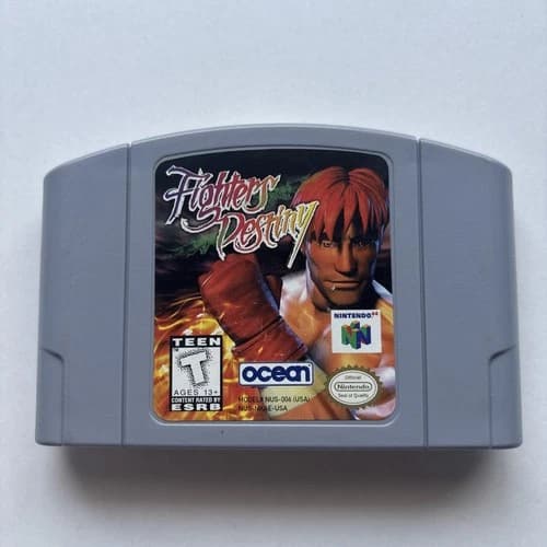 Fighters Destiny Nintendo 64 N64 Authentic Cleaned Tested Retro Fighting Brawl