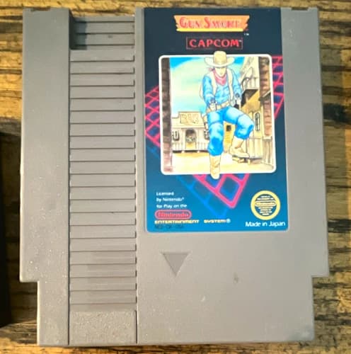 Capcom Gun.Smoke for Nintendo Entertainment System NES Game Cartridge