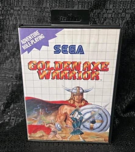 Sega Master System Golden Axe Warrior 1990 Complete