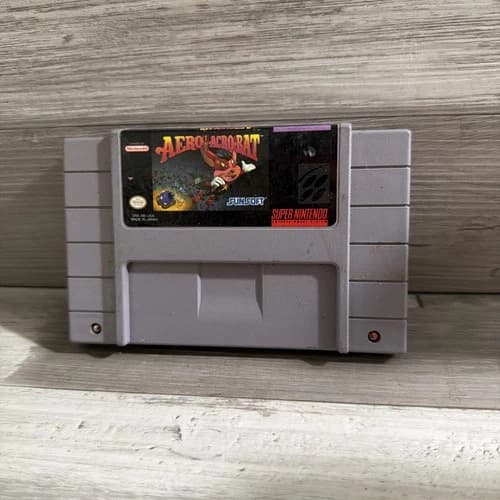 Aero the Acrobat Super Nintendo SNES Authentic Tested