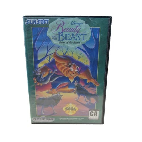 Beauty and the Beast: Roar of the Beast Sega Genesis Complete in Box