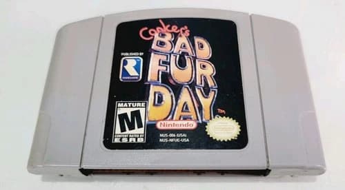 Conker's Bad Fur Day Nintendo N64 Authentic Clean Tested See Read