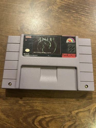 Alien 3 (Super Nintendo, 1993) Tested & Working!