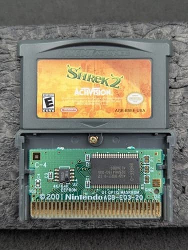 Shrek 2 (Nintendo Game Boy Advance, 2004) Cart Only Authentic Tested GBA
