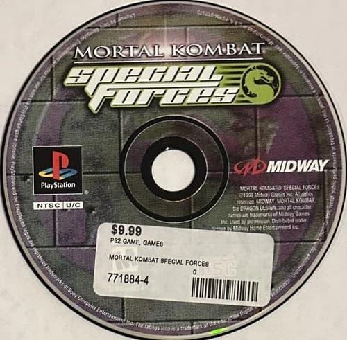 Mortal Kombat Special Forces -- BL (PlayStation, PS1) DISC ONLY | RARE! | M1250