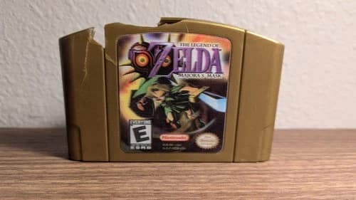 Zelda Majora's Mask - N64 cartridge