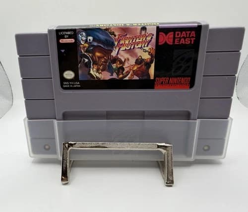Fighters History Super Nintendo SNES Cartridge Only Excellent Condition