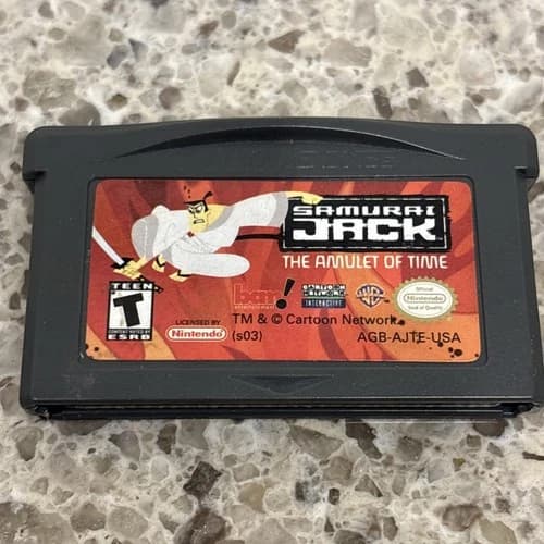 Samurai Jack: The Amulet of Time (Nintendo Game Boy Advance, 2003) Tested