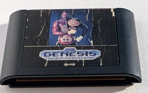 Evander "Real Deal" Holyfield's Boxing (Sega Genesis, 1992) Cart. Only - Tested