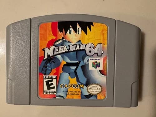 Mega Man 64 Nintendo 64 n64 Authentic Tested MINT Condition