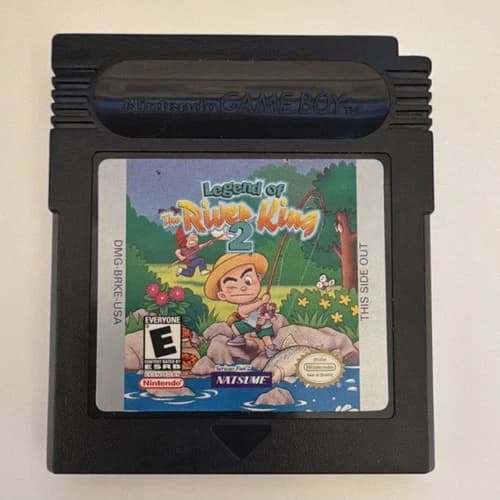 Natsume Legend of the River King 2 Nintendo Game Boy Fishing NTSC-U/C Cartridge
