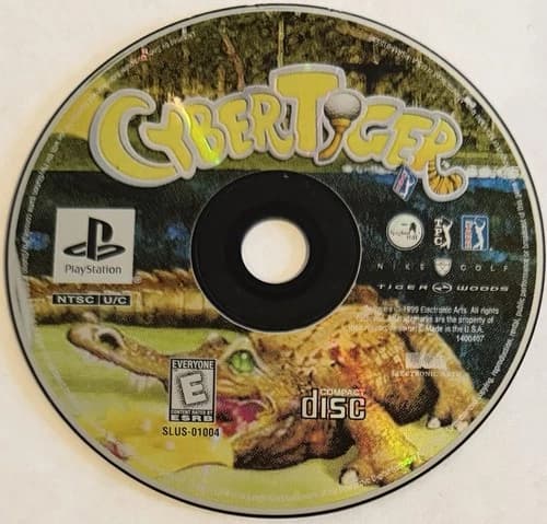 CyberTiger (Sony PlayStation 1, PS1) DISC ONLY | NO TRACKING | M1620