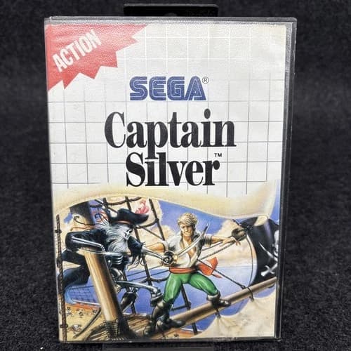 Captain Silver (Sega Master System) - Authentic CIB Good Condition