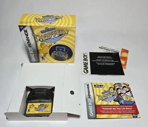 WarioWare: Twisted (Nintendo Game Boy Advance, 2005) CIB Manual Inserts Tested