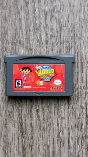 Dora's World Adventure GBA (Nintendo Game Boy Advance) Dora the Explorer Cart