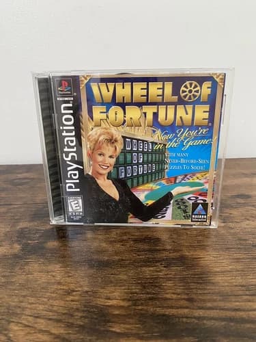 Wheel of Fortune (Sony PlayStation 1, 1998) Black Label PS1 Complete CIB OG