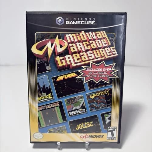 Midway Arcade Treasures Nintendo Gamecube Complete CIB w/RegCard Tested Clean