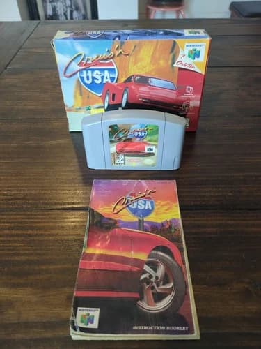 Cruis'n USA (Nintendo 64, 1996) N64 CIB Complete W/ Manual Tested