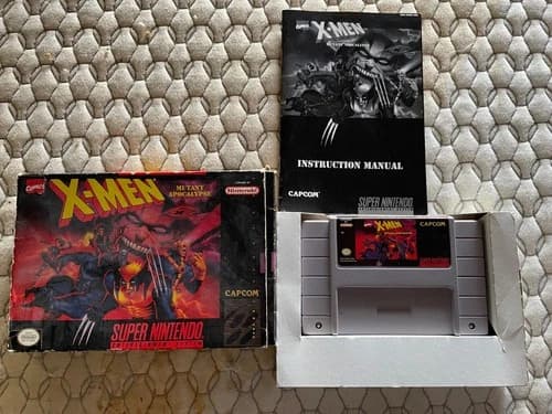 X-Men: Mutant Apocalypse (Super Nintendo SNES, 1994) Complete CIB