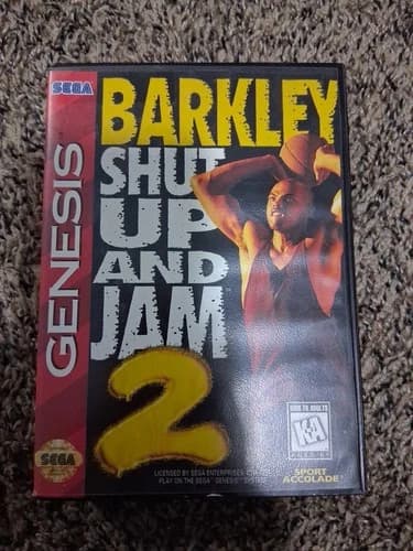 Barkley: Shut Up and Jam 2 (Sega Genesis, 1994)(CIB)