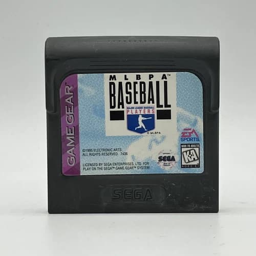 Sega Game Gear MLBPA Baseball Authentic Tested & Working EA 1995 Cartridge Only