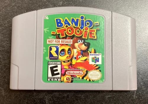 Banjo-Tooie (Nintendo 64, 2001) N64 Not For Resale NFR Cart Only