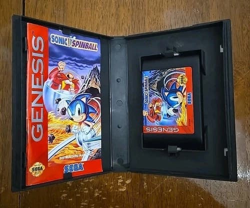 Sonic Spinball (Sega Genesis, 1993) CIB Complete